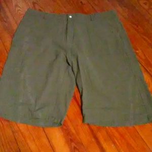 Olive green shorts